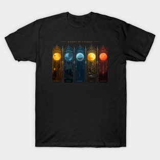 Uranus Moons, Astronomy Outer Space Lunar Wall Art T-Shirt